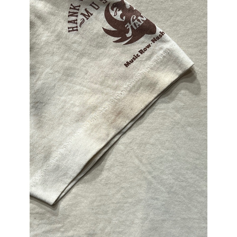 Vintage Hank Williams Jr Museum T-Shirt Screen Stars Best Cream Mens Large L - Picture 5 of 10